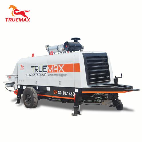 80拖泵truemax混凝土输送泵混凝土拖泵